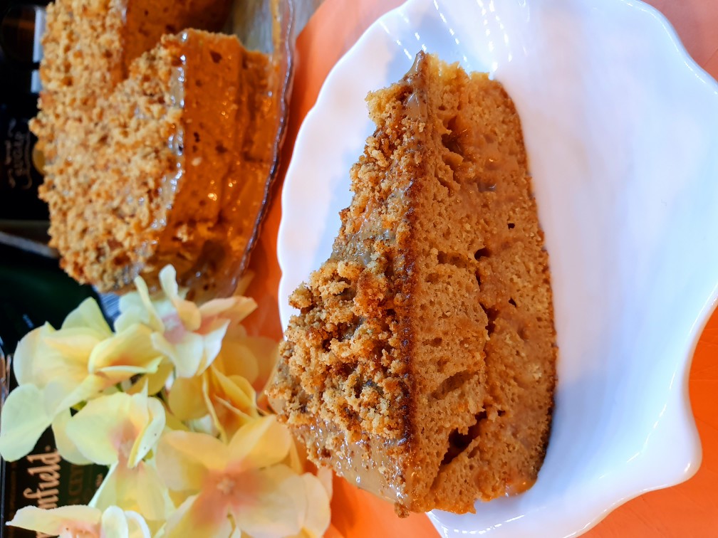 Пирог со сгущёнкой к чаю