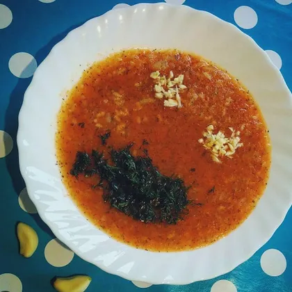 Томатно-морковный суп-пюре 'Оранжевое настроение'