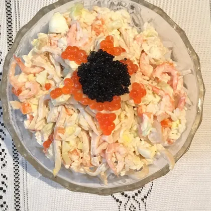 Новогодний морской салатик
