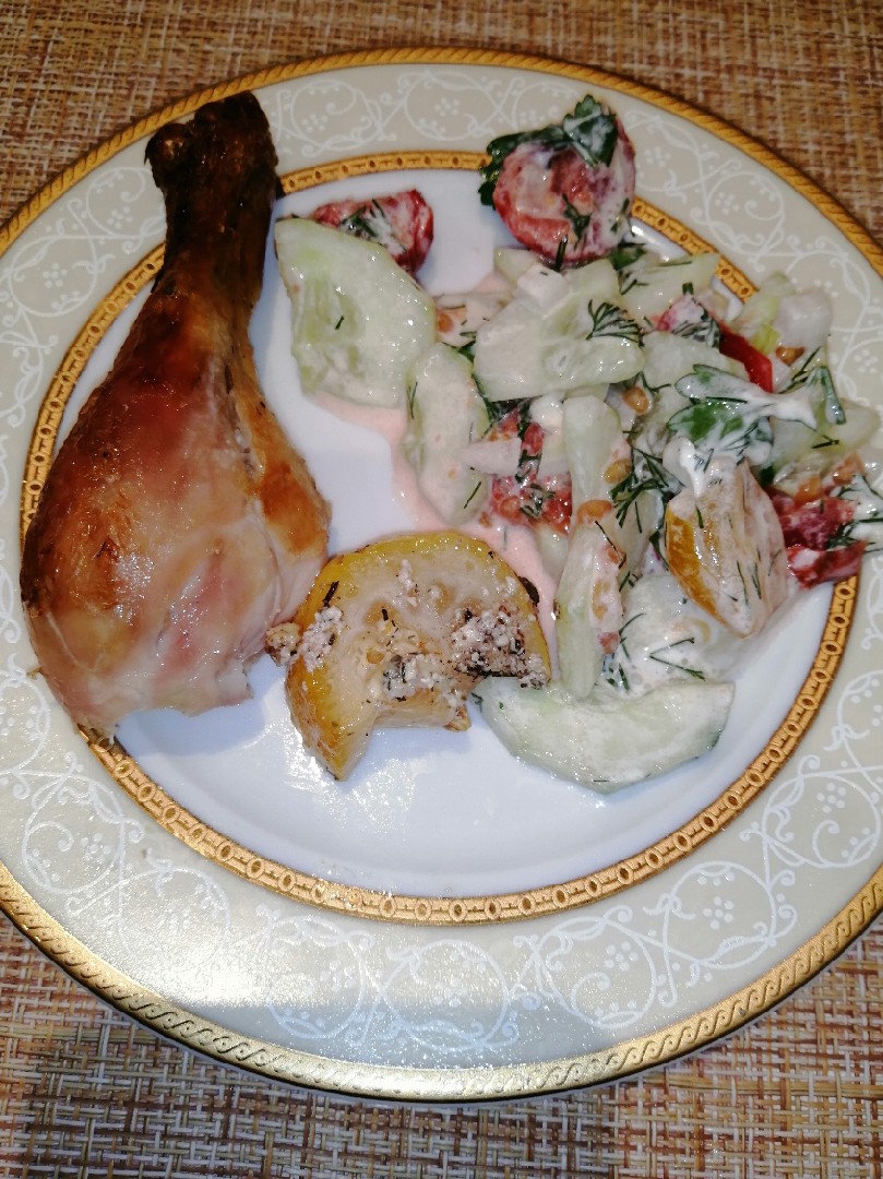 Курица, запеченная с лимоном и травами - пошаговый рецепт с фото на ростовсэс.рф