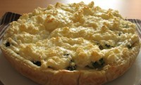 Пирог из курицы с сырным безе «Гармония»
