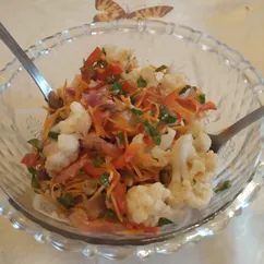 Салат из цветной капусты по-корейски