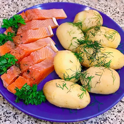 Картофель с рыбой