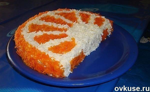 Салат Апельсиновая долька рецепт с фото пошагово