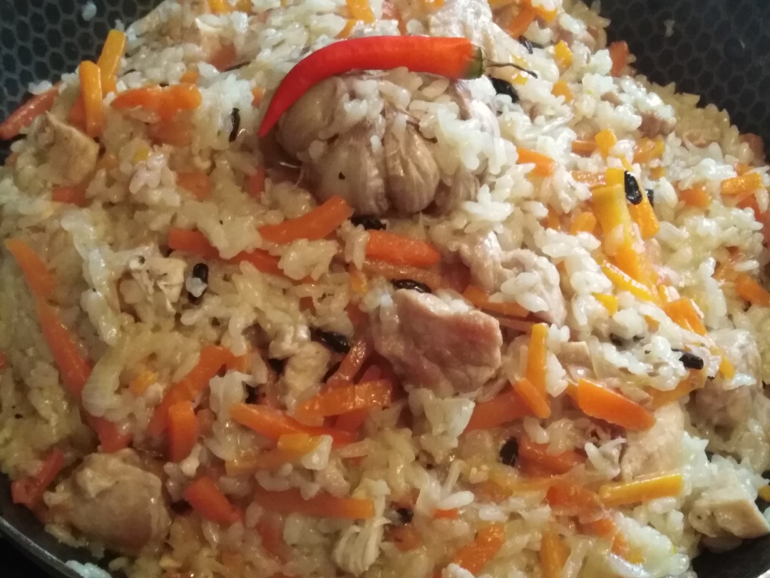 Плов с гузками индейки и куриной грудкой рецепт с фото пошаговый от Алла  Кочетова (Максимец) - Овкусе.ру