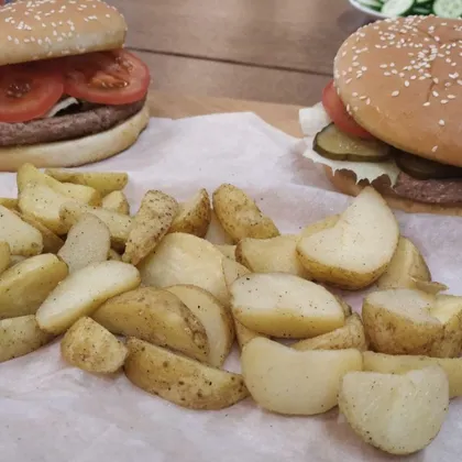 Бургеры и картофель