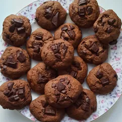 Шоколадное печенье с шоколадом 😋🍪🍫