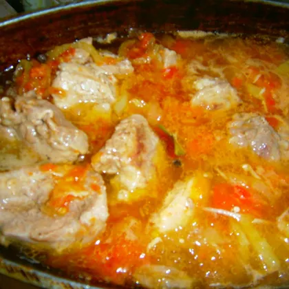 Каварма (Свинина, тушеная с овощами)