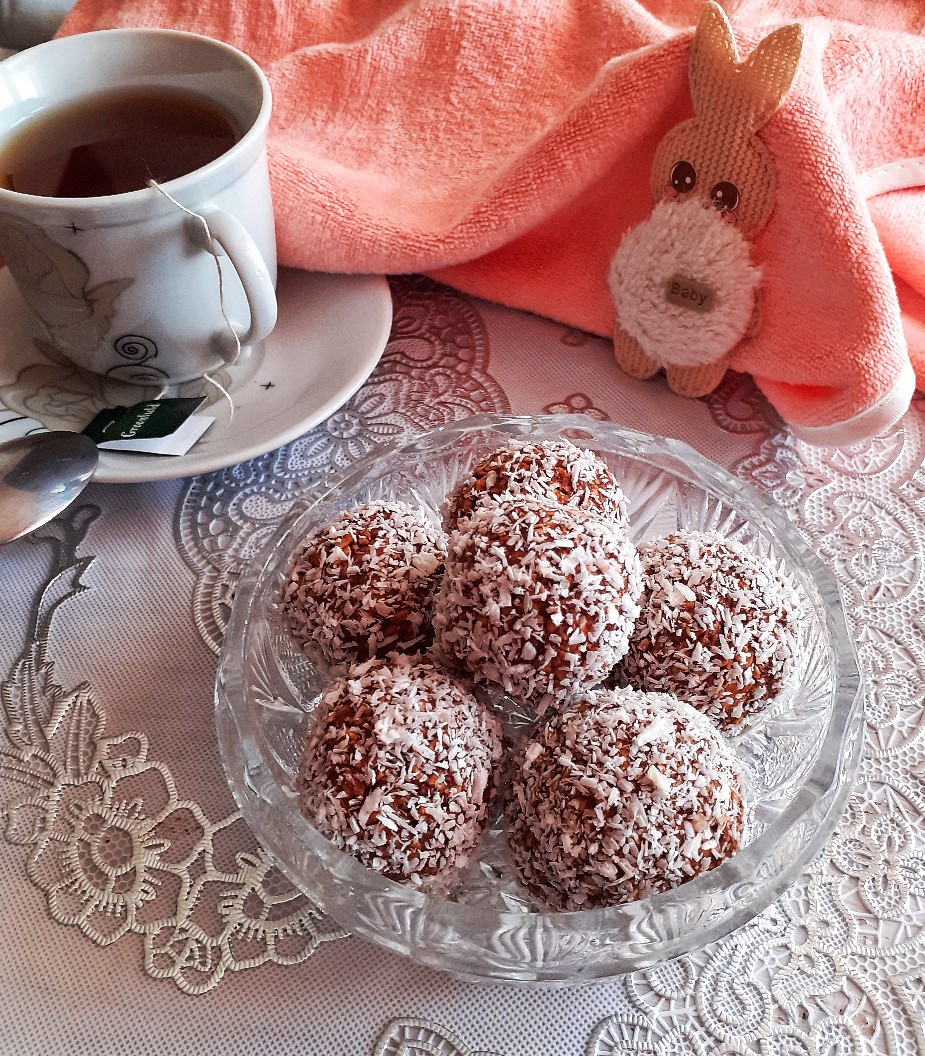 Шведский десерт Chokladbollar с фундуком к праздничному чаепитию