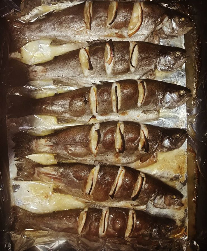 Форель с лимоном