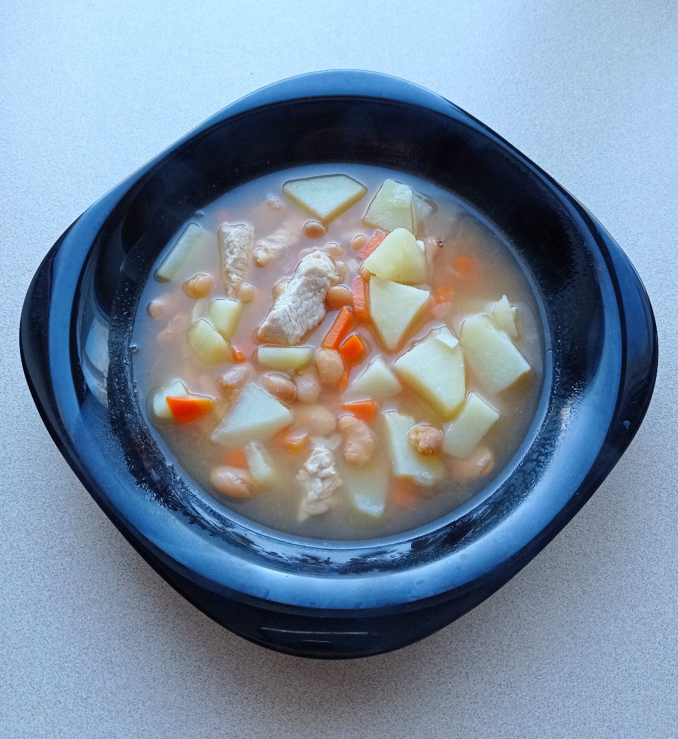 Венгерский суп из консервированной фасоли с копченостями рецепт с фото пошагово