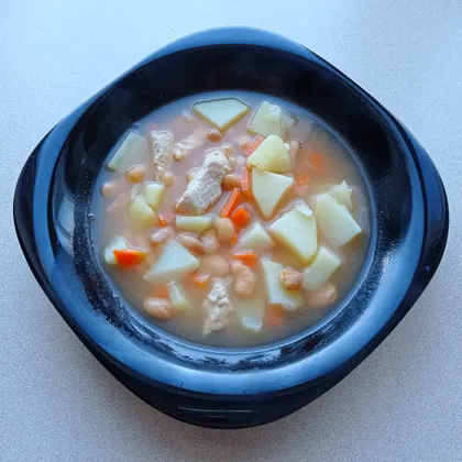 Суп с консервированной фасолью