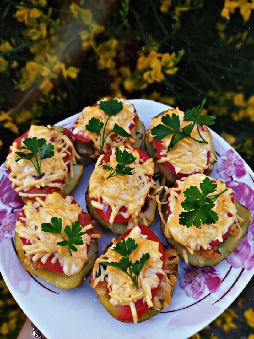 Картошка фаршированная 🥔😍