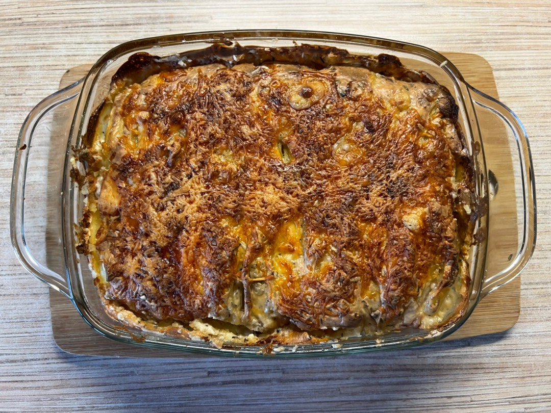 Картофельный гратен, пошаговый рецепт на ккал, фото, ингредиенты - «Брест-Литовск»
