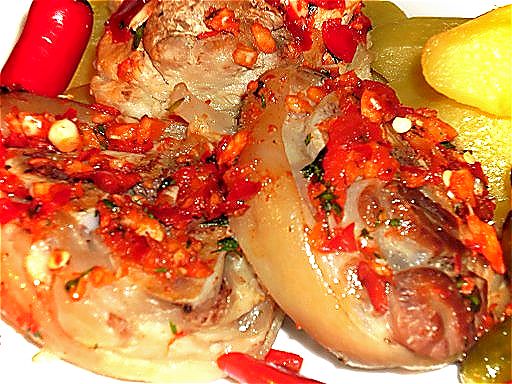 Мини рульки в маринаде) остренькие