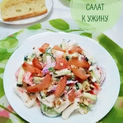 Легкий салат к ужину