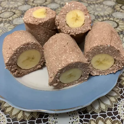 ПП Шоколадно-творожный десерт с бананом