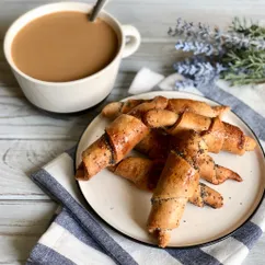 #ПП рогалики 🥐 с маком