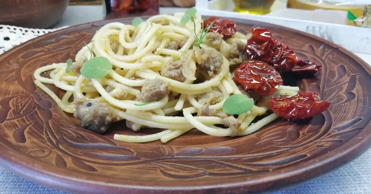 Спагетти по-флотски рецепт с фото пошаговый от Светлана Коновалова ...