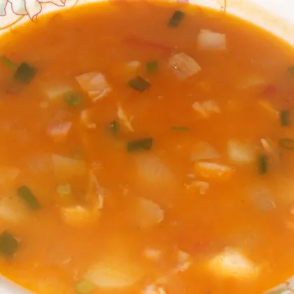 Суп гороховый с томатом