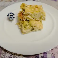 Заливной пирог из лаваша 🧀