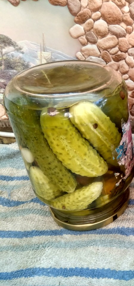 Пряные маринованные огурцы