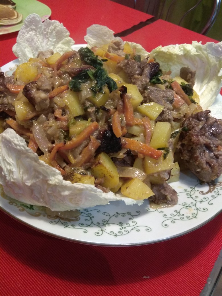 Классика: мясо с картошечкой