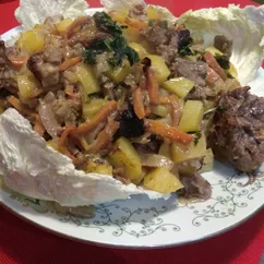 Классика: мясо с картошечкой