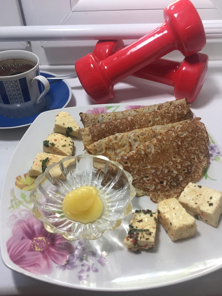 Блинчики белковые без муки и сахара