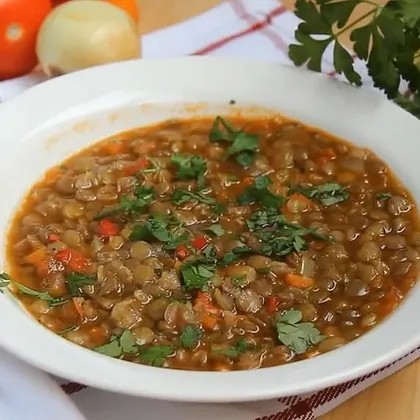Чечевичный суп без мяса
