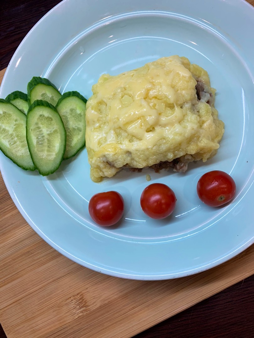 Запеканка с фаршем и картофелем 🤤