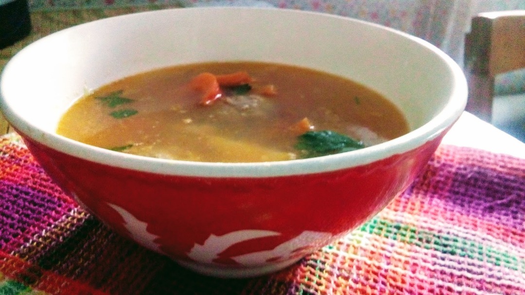 Гороховый суп с купатами