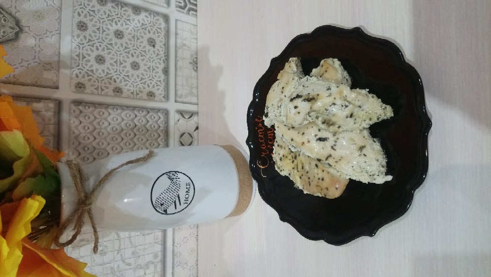 Куриное филе в сметане