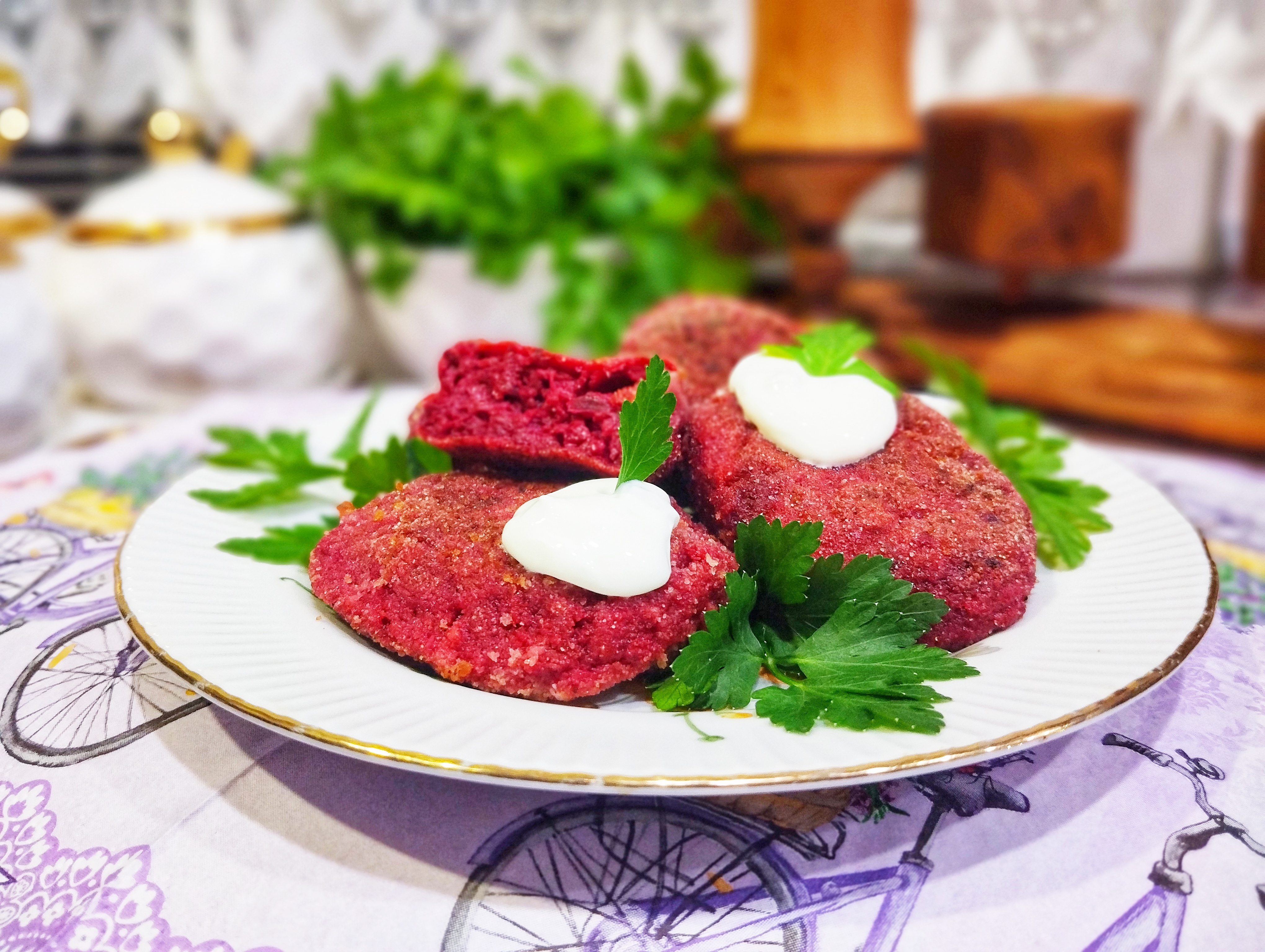 Свекольные котлеты 