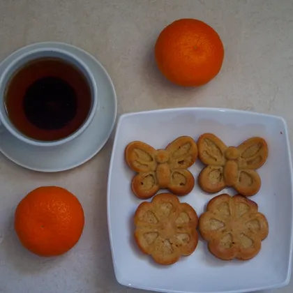Апельсиновые кексы из цельнозерновой муки