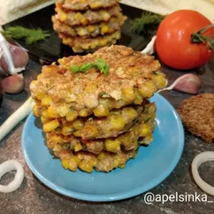 Оладьи из консервированной кукурузы