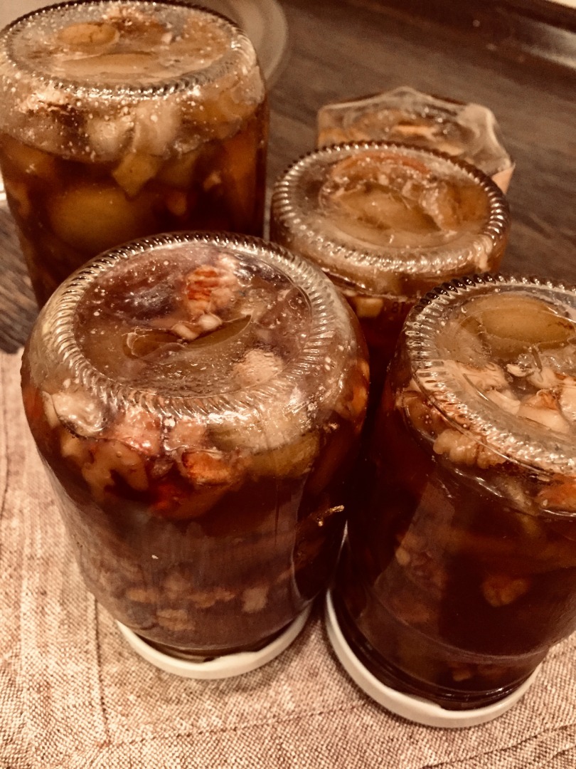 Варенье груша с орехами