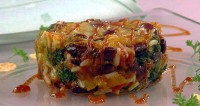 Запеканка из фасоли с овощами