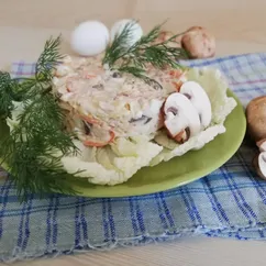 Салат с курицей и морковью по-корейски