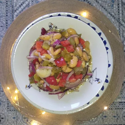 Салат с фасолью "Зимний"