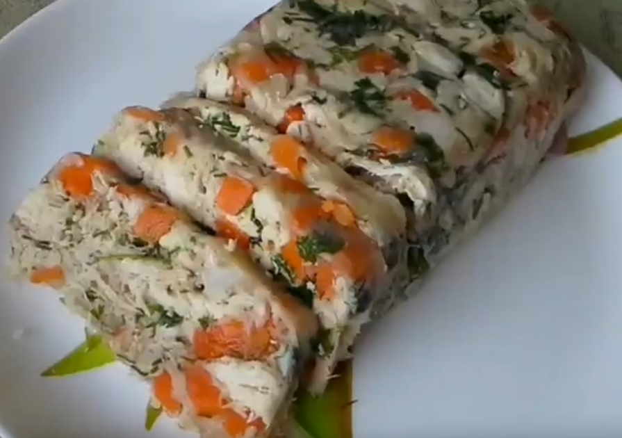 Куриный рулет. Закуска на каждый день