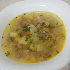 Быстрые щи с тушёнкой