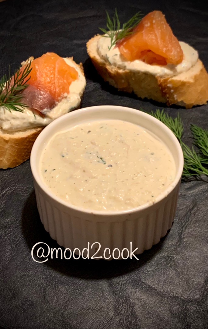 Намазка / соус - дип из рикотты и консервированных артишоков