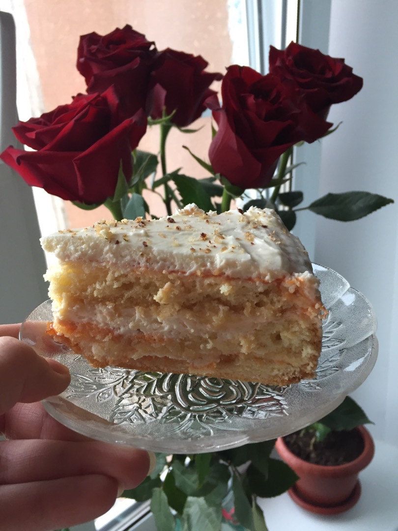 Торт с кремом чиз
