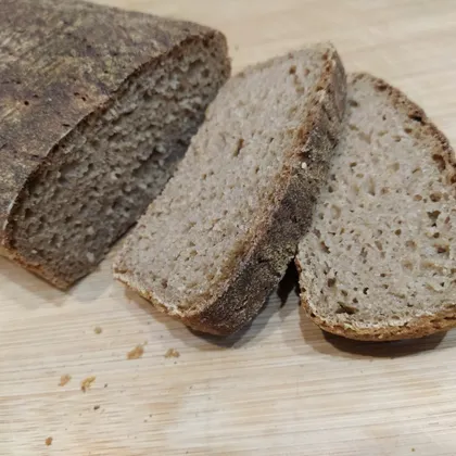 Ржано - амарантовый хлеб на закваске