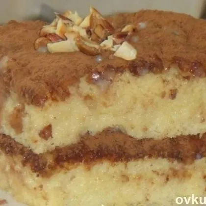 СУПЕР-БЫСТРЫЙ И ПРОСТОЙ бисквитный торт