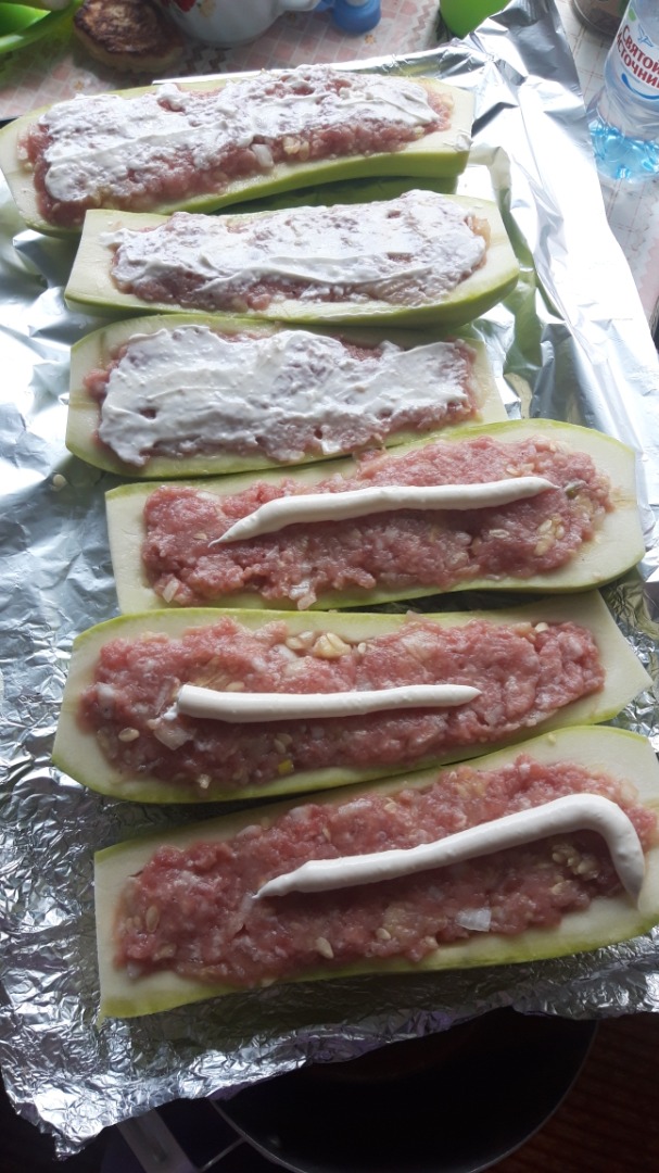 Лодочки с фаршем