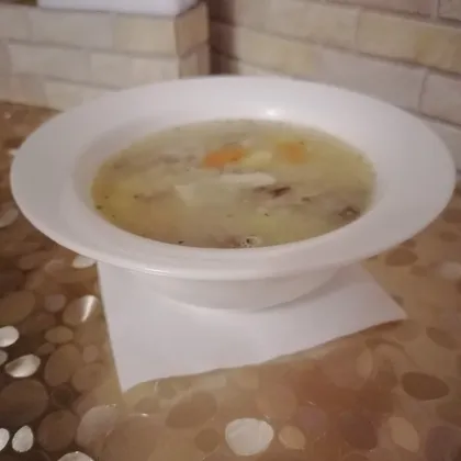 Суп рисовый без зажарки