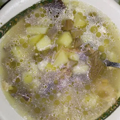 Грибной суп с уткой