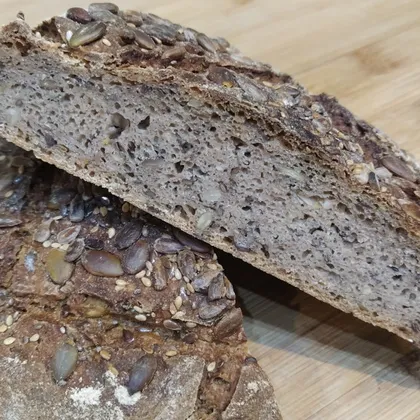 Ржаной Хлеб с семенами на закваске